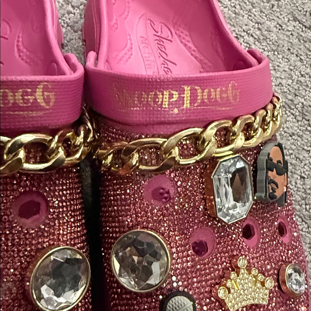 Skechers Pink Arch Fit Clogs-snoop dog - Picture 3 of 7